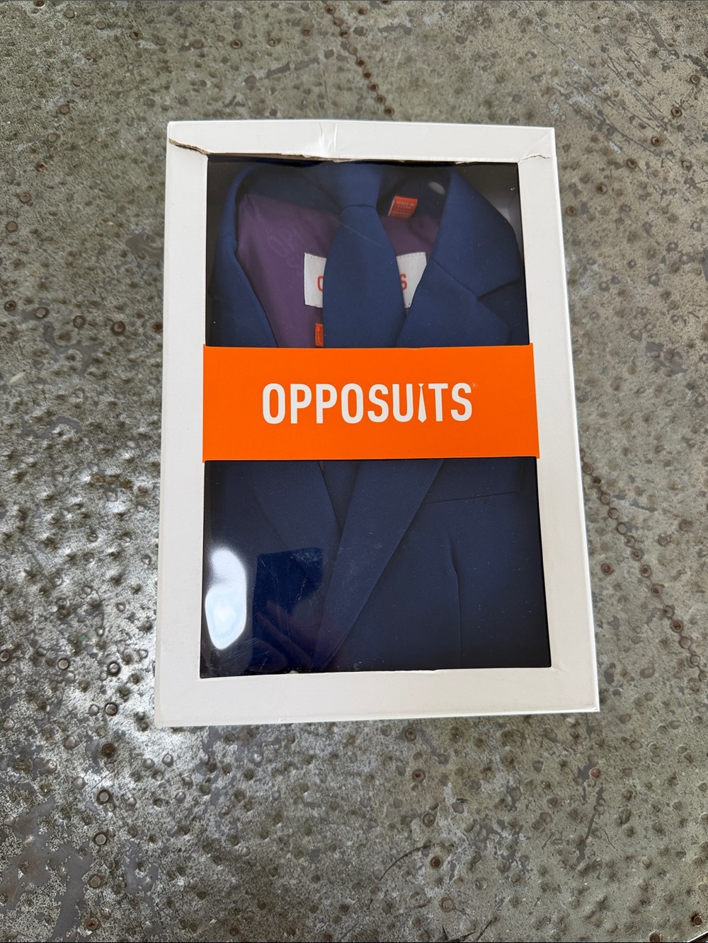 Opposuits Navy Blazer with Purple Lining